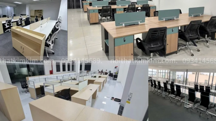 bàn làm việc văn phòng đẹp tại bình dương