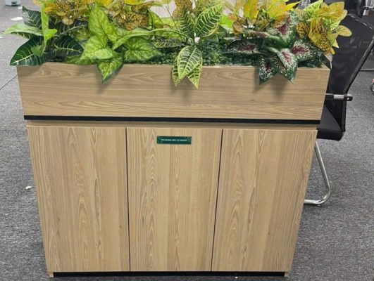 Tủ đầu bàn K-03 bằng gỗ MDF cao cấp, thiết kế sang trọng cho văn phòng Bình Dương