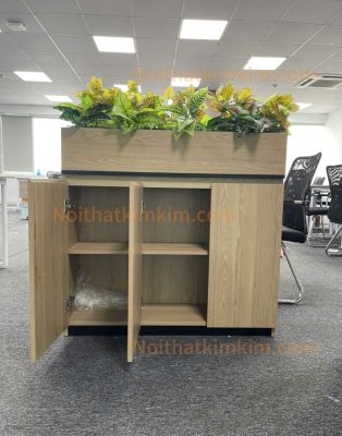 Tủ cây văn phòng K-03 có cánh mở, tiện lợi cho không gian làm việc tại Thủ Dầu Một, Dĩ An.