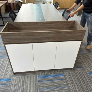 Tủ đầu bàn K-03 thiết kế hiện đại, chất liệu MDF bền bỉ cho văn phòng tại Thuận An, Bến Cát.