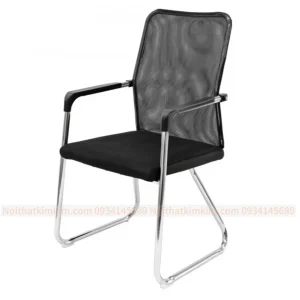 Ghế chân quỳ lưng vải KGQ-03, đệm êm ái cho phòng họp