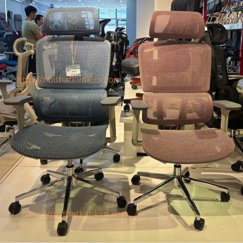 ghế công thái học thiết kế dạng lưới thoáng khí tại bình dương